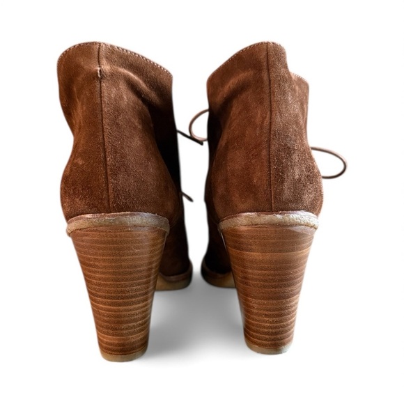 Ralph Lauren Purple Label Brown Suede Ankle Boots - Picture 5 of 13